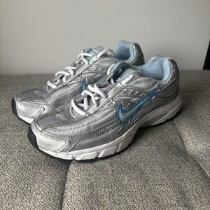 Nike Initiator Women's Running/Walking Everyday Sneakers Metalic Ice Blue Sz8,5
